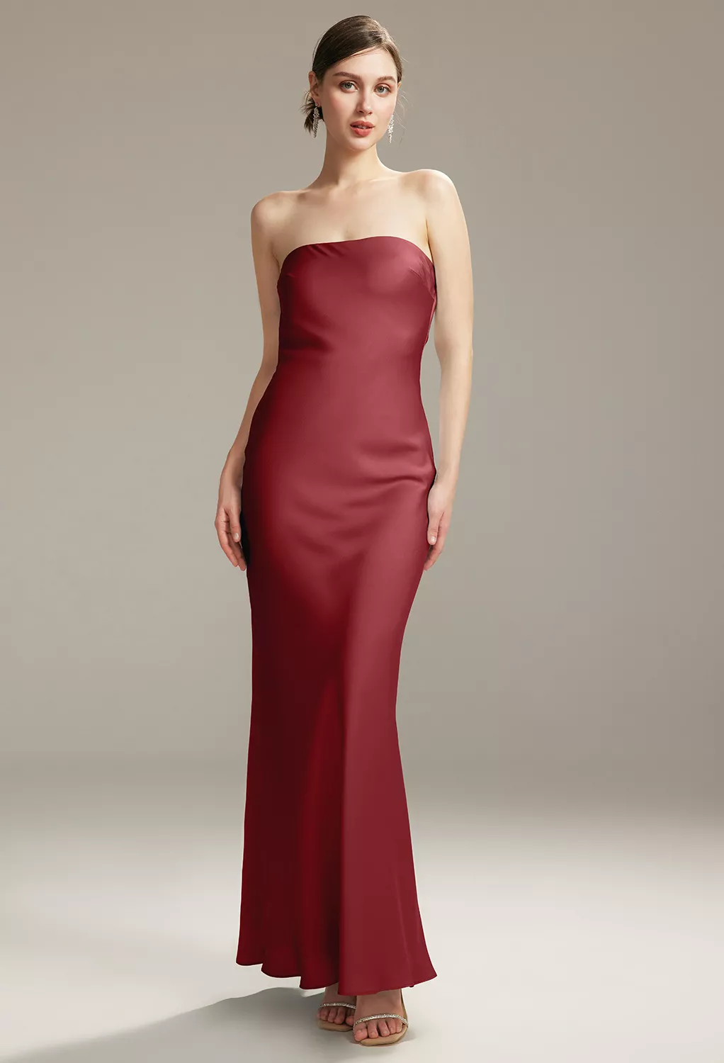 AW Fogbow Burgundy  Wedding Guest Dresses